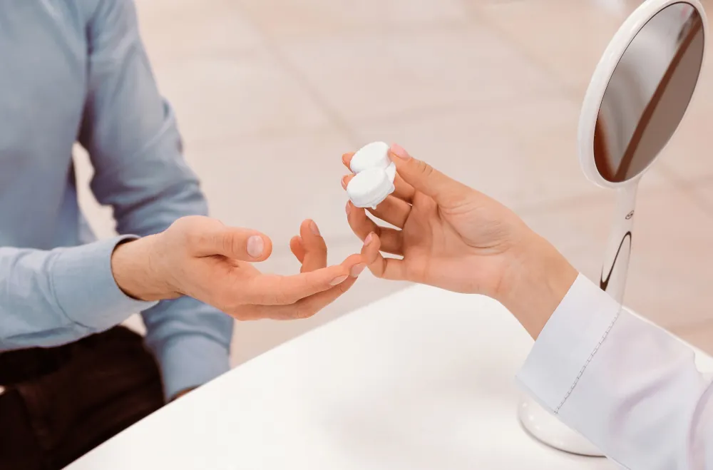 Contact lens training and education