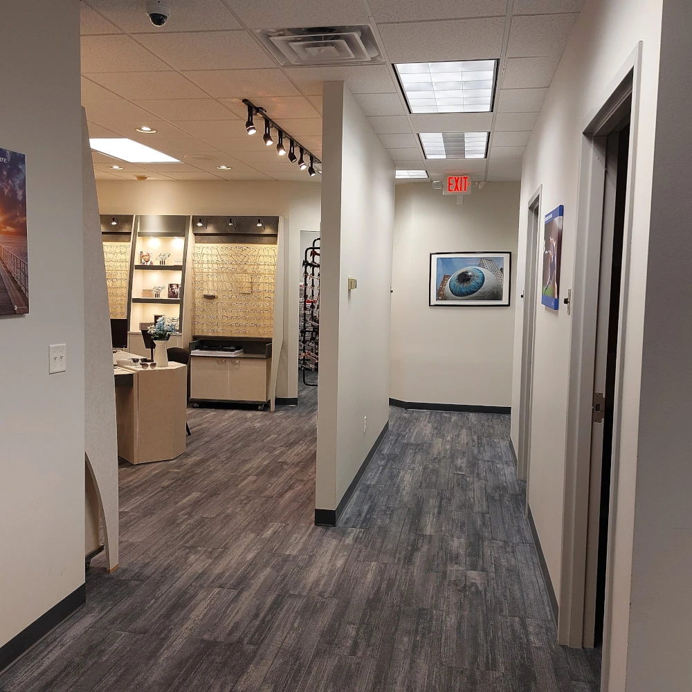 Reception desk at Appelman Eye Associates