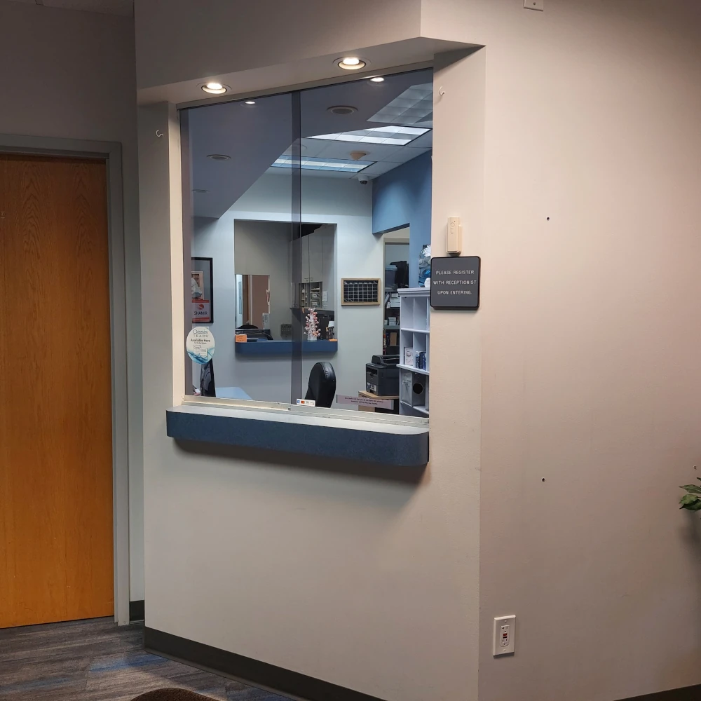 Reception desk at Appelman Eye Associates